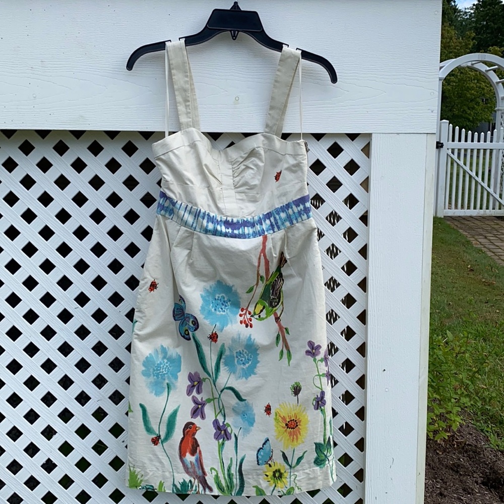 Anthropologie Nathalie Le’te’ Paris Portrait Dress
